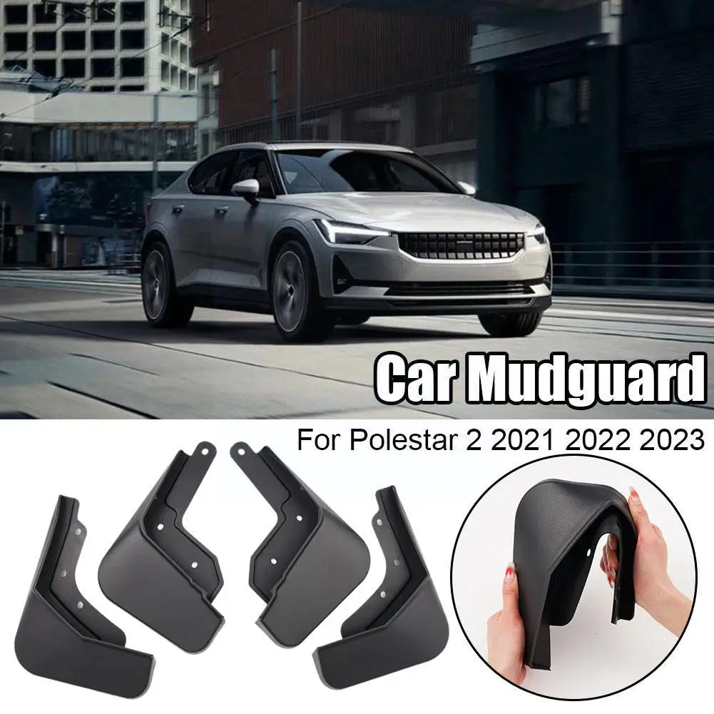 

Брызговики для Polestar 2 2021 2022 2023, брызговики от грязи, брызговики, передние и задние колеса, брызговики, автомобильные аксессуары 4P S5S9