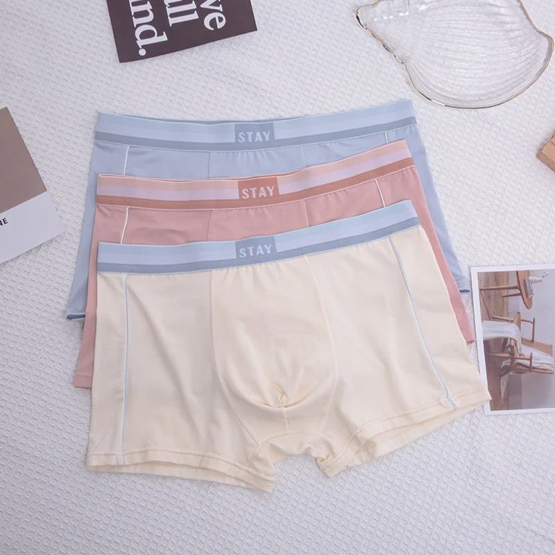 

Мужское Спортивное простое нижнее белье из модала, летние тонкие хлопковые боксеры с промежностью, эластичные, расслабленные, дышащие, поглощающие пот