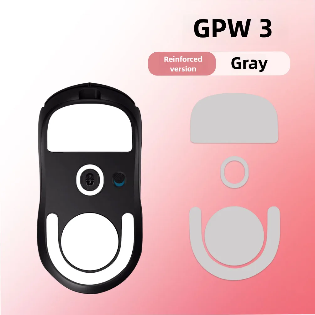 GPW 3.0 마우스 스케이트 - 로지텍 G Pro X Superlight 2 무선 게이밍 마우스용 프리미엄 PTFE 라운드 커브드 엣지 글라이더