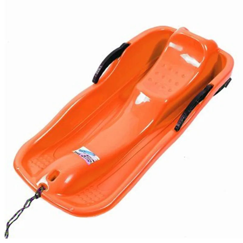 Top Hot Winter Outdoor Sport Thicken Kids Adult Snow Sledge Sleigh Outdoor Grass Plastic Boards Sand Slider Snow Luge Ski Board