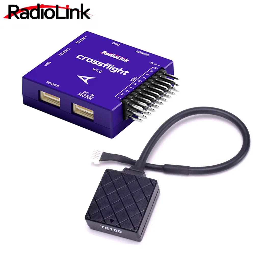 Radiolink Crossflight Flight Controller Con Mini M8N Gps 10 Canali Pwm Per Drone Elicottero Aereo Elicottero Parti Di Barche Per Auto