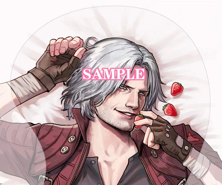 

Коврик для мыши Dante V 3D, силиконовый коврик для мыши с принтом Тони редгравировала DMC, для рук и запястья, Oppai, игровой коврик для мыши в подарок
