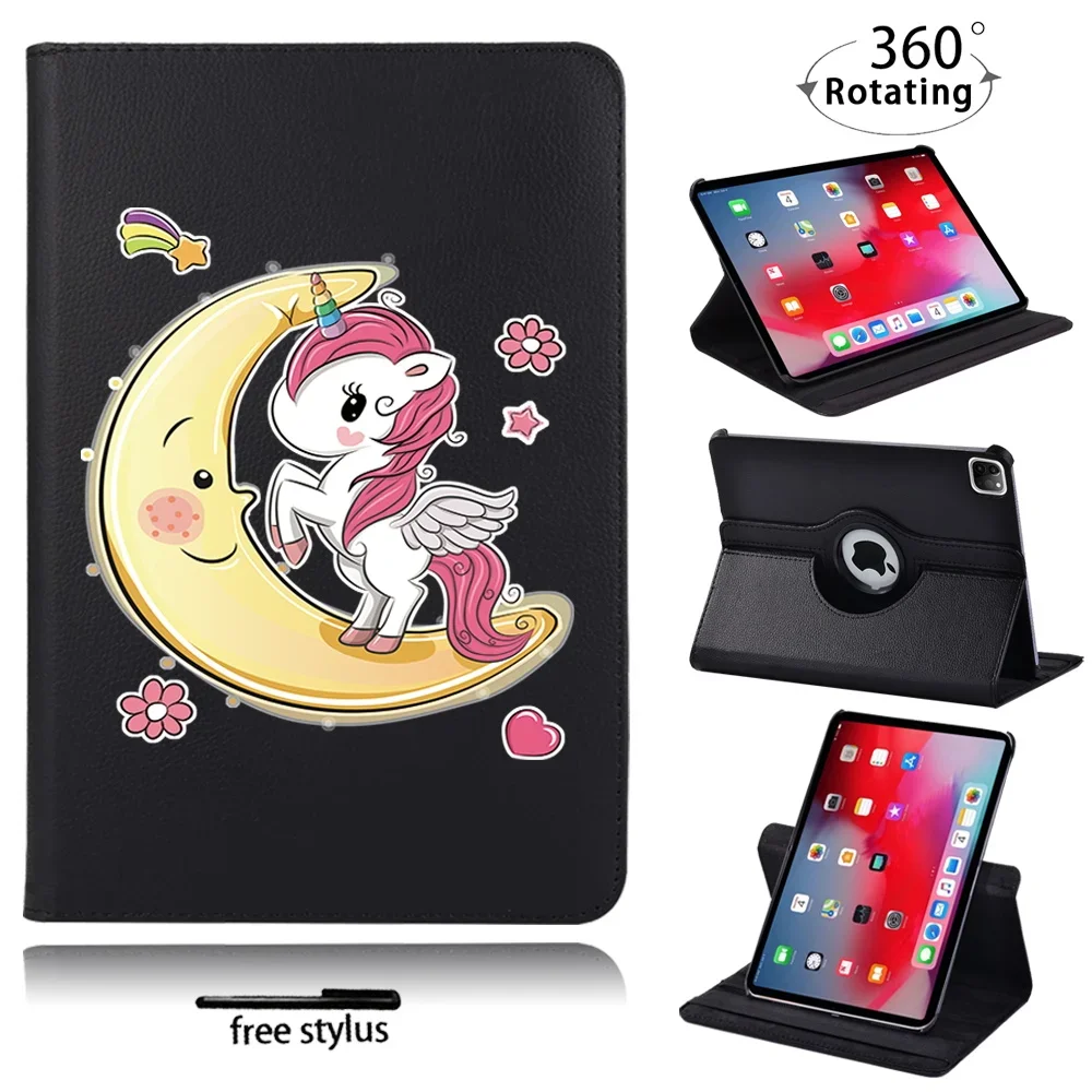 Custodia Per Tablet Per Apple Ipad Air 4/Air 2/Air 1/Air 3 Custodia Girevole In Pelle 360 + Stilo Gratuito