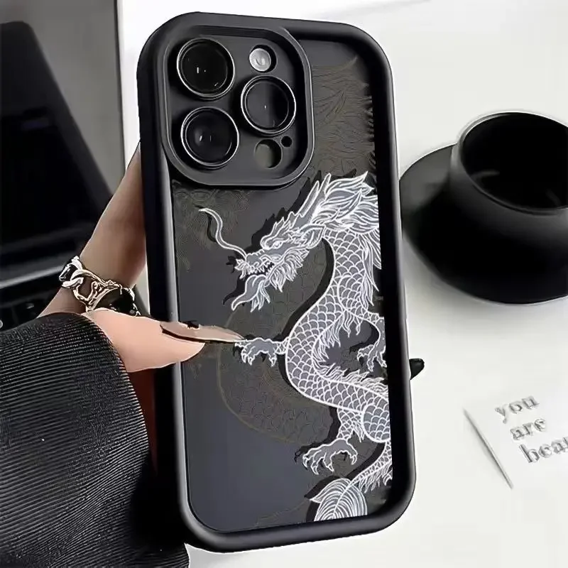 Luxury Fashion East Dragon Soft Phone Case Cover