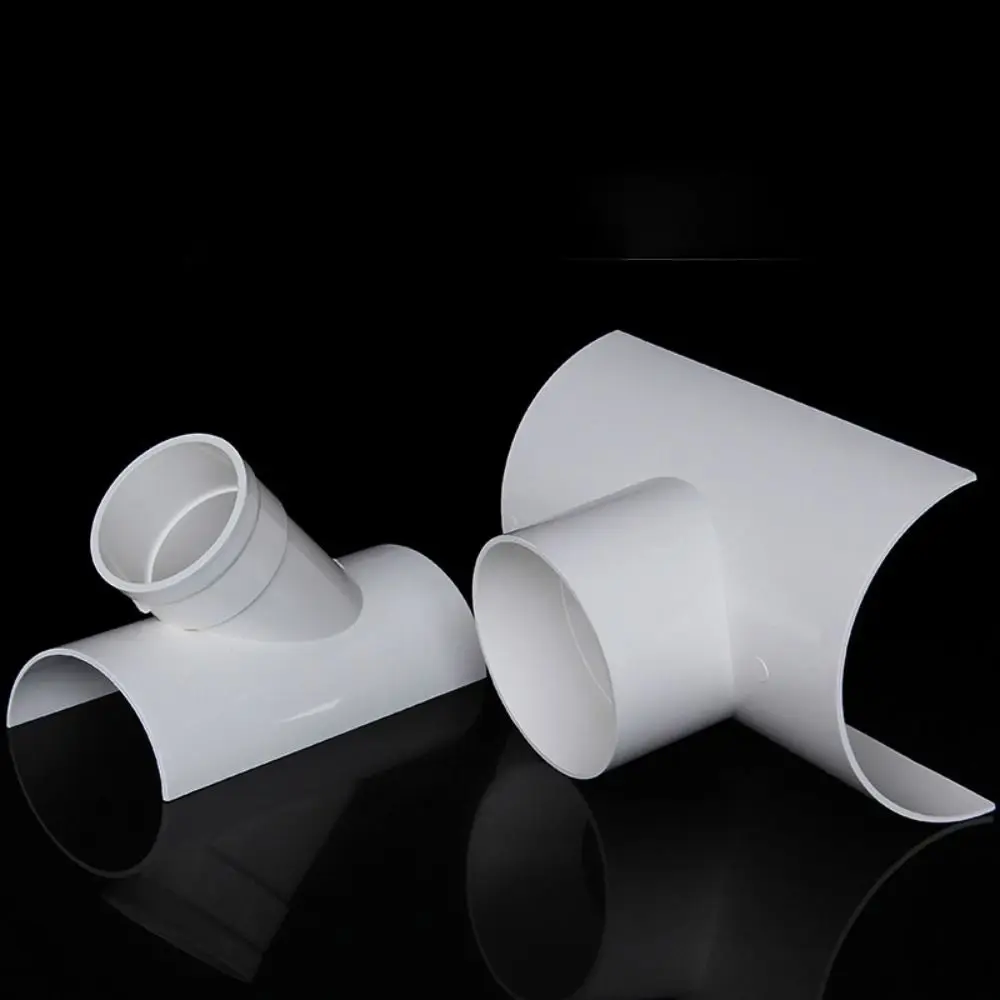 New PVC Tube Repair Patch White 50 75 110 Drain Pipe Repair Fittings Open Tee Tube Connectors Home