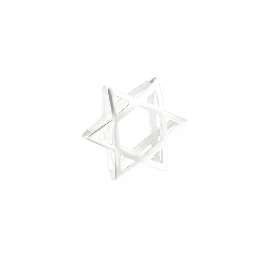2pcs Solid 925 Sterling Silver Star Pendant Blank Jewelry Findings Connector For Bracelet Necklace Earring Jewelry DIY Making