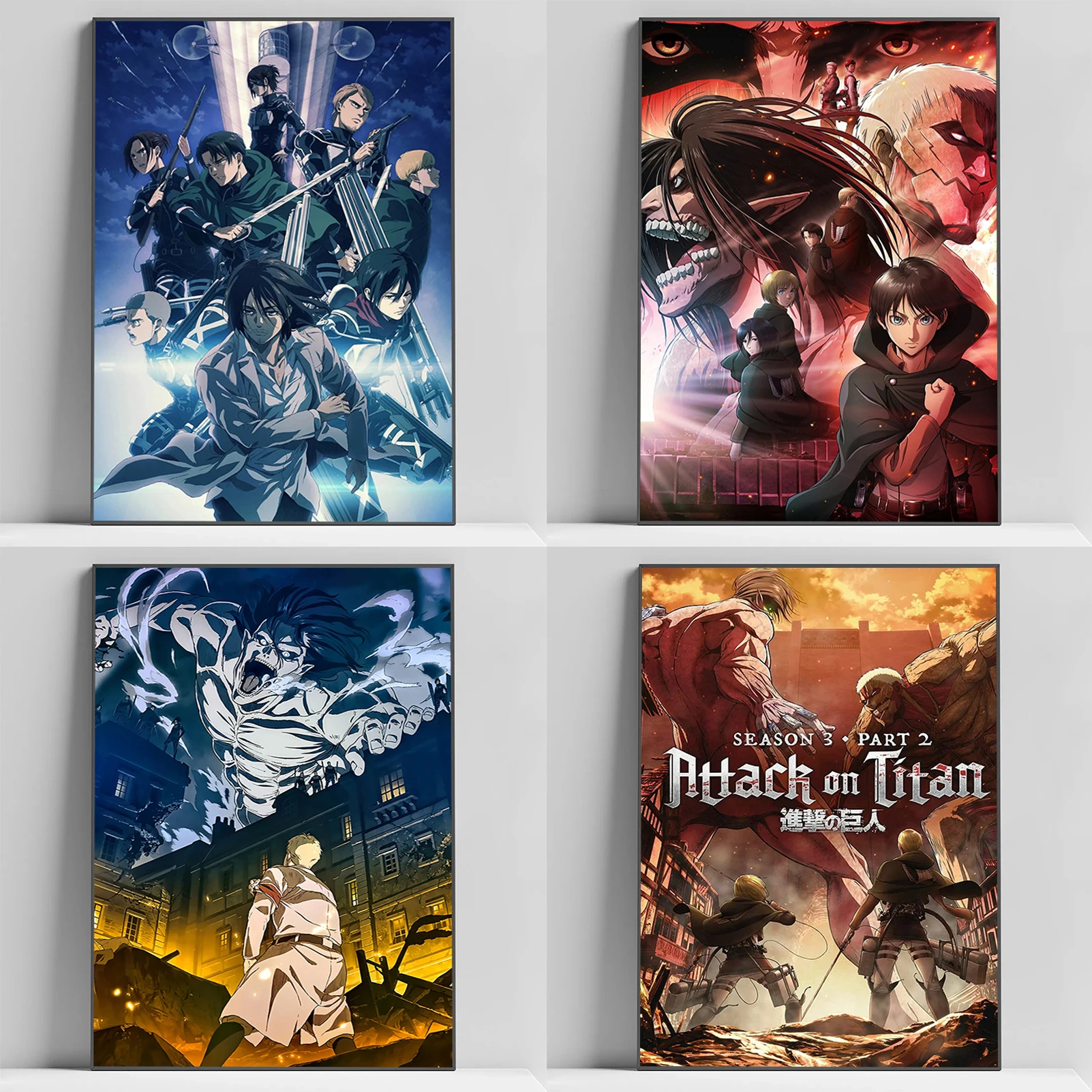 

Attack On Titan Anime Poster Decorative Prints Wall Painting Large Paintings Modern Living Room Decoration Canvas Decor Art Home