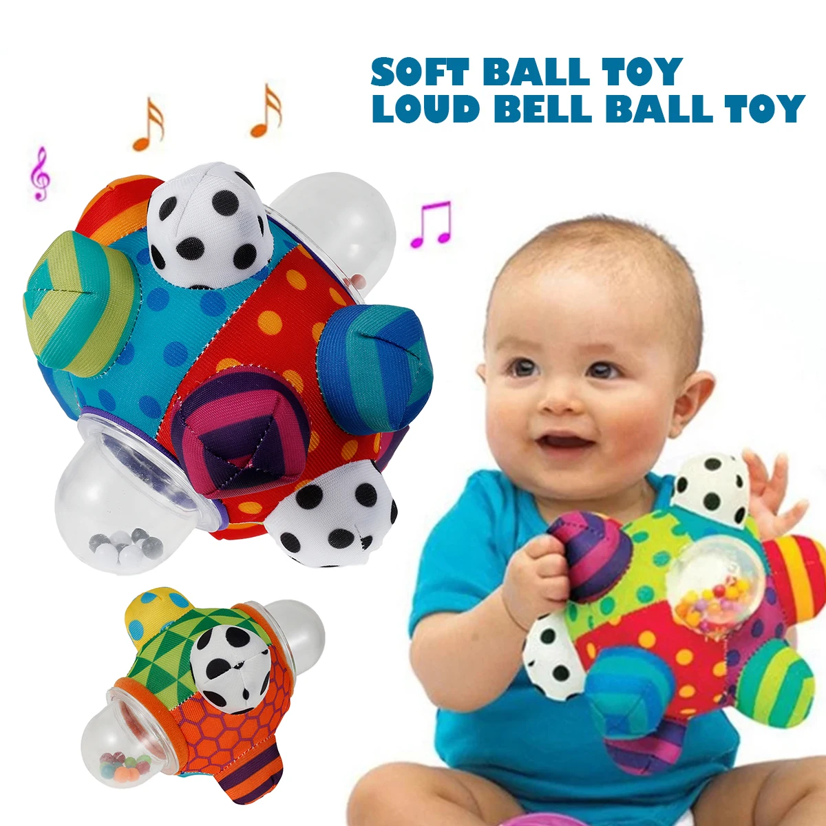 Creative Rattles Development Hand Bell Kids Early Educational Newborn Grasp Toys 