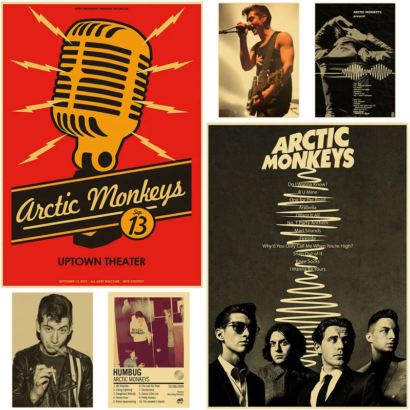 Spille computerspil Foresee reference Posters Aesthetic Arctic Monkeys | Arctic Monkeys Vintage Poster - Posters  Vintage - Aliexpress