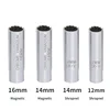 Universal Spark Plug Socket Spark Plug Wrench Magnetic Shrapnel Plug Disassembly Automatic Repair Tool 14/16mm 1