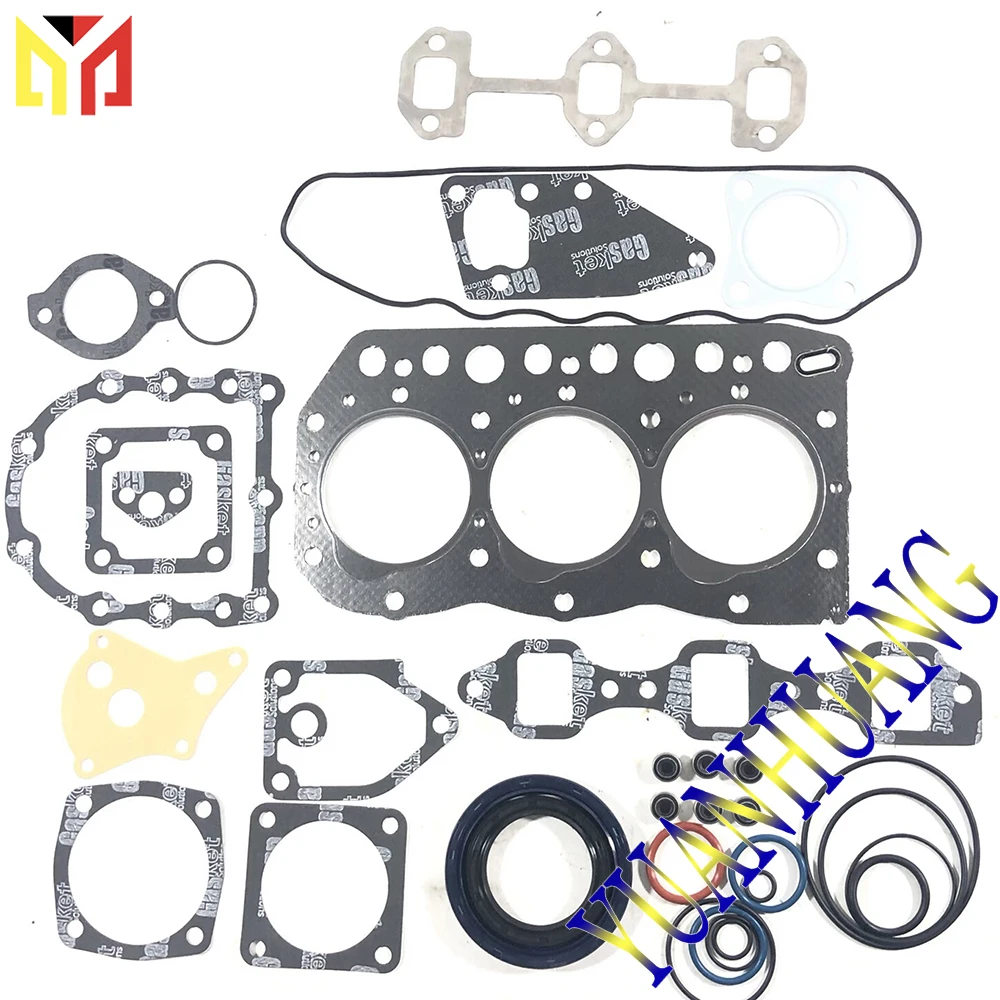 

3TNV75 Engine Full Gasket Kit Overhual Set For Yanmar Excavator Tractor