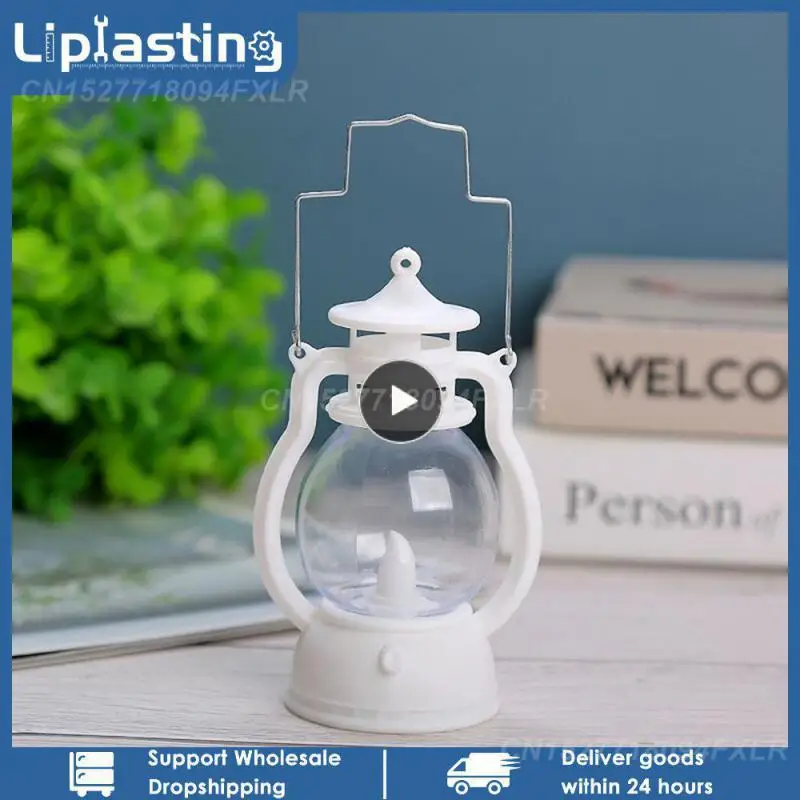 

1PCS Retro Style Portable Night Light Outdoor Tent Camping Kerosene Lamp Home Ornaments Bar Cafe Restuarant Bedroom Decoration