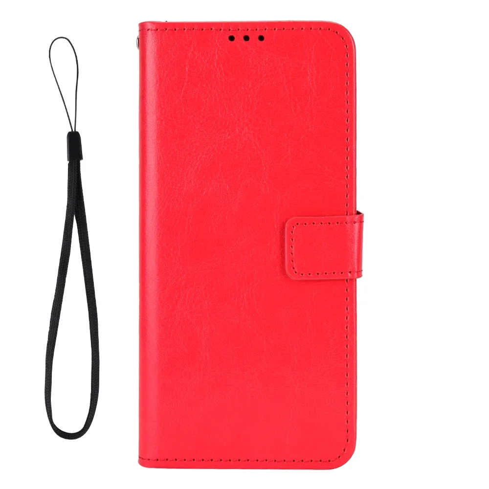 Luxury Leather Flip Wallet Case - Magnetic Retro Skin Holder and Full Cover
