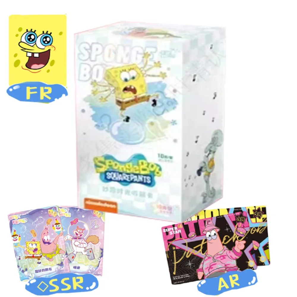 Spongebob Squarepants Collection Card Per Bambini Spongebob Squarepants Patrick Star Squidward Tentacles Limited Card Kid Gifts