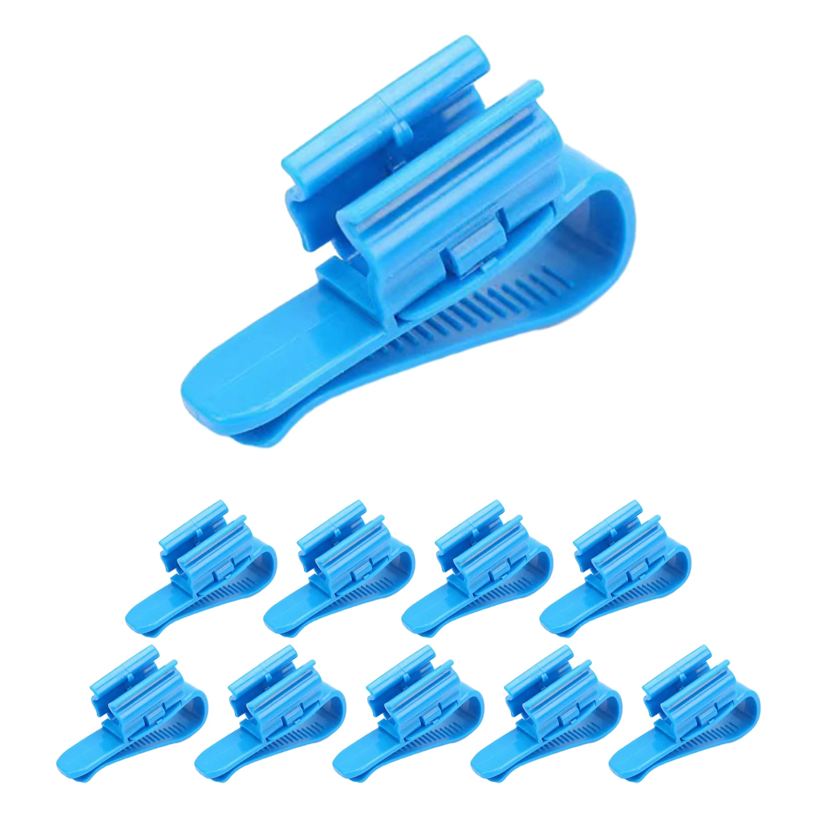 10Pcs Aquarium Water Hose Holder for Water Pipe Diameter 8-16mm/0.3-0.6in Multifunction Clip Fish Tank Change Fixing Rack