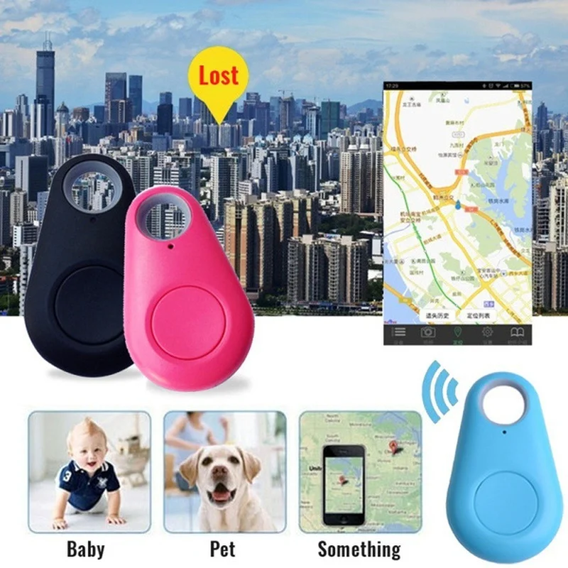 Bluetooth Smart Mini Tag Tracking Animale Bambino Portafoglio Key Telemetria GPS
