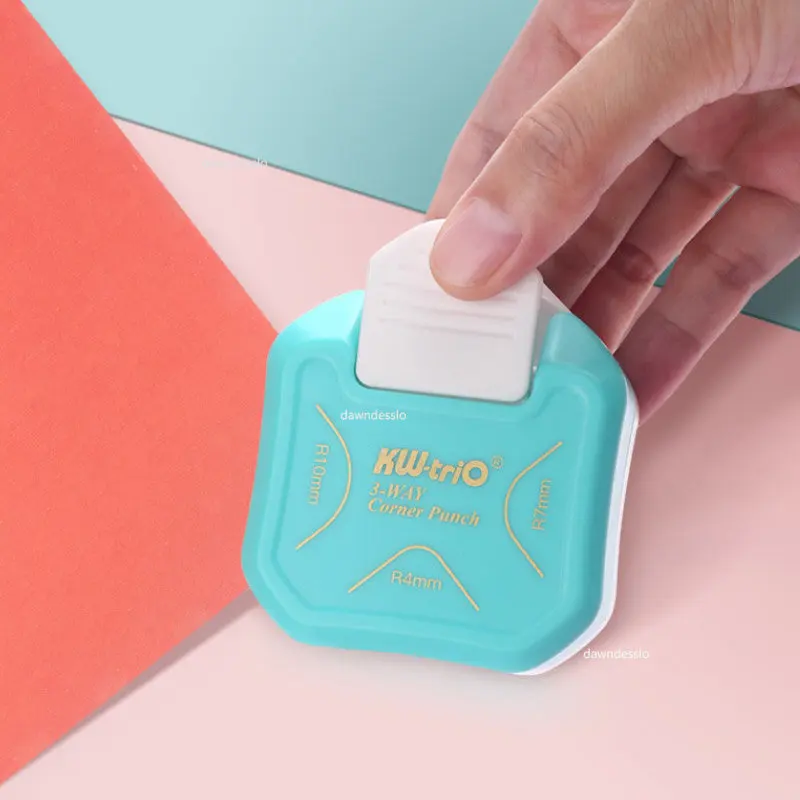 

3-In-1 Mini Corner Trimmer Corner Pattern Rounder Punch For Card Photo Paper