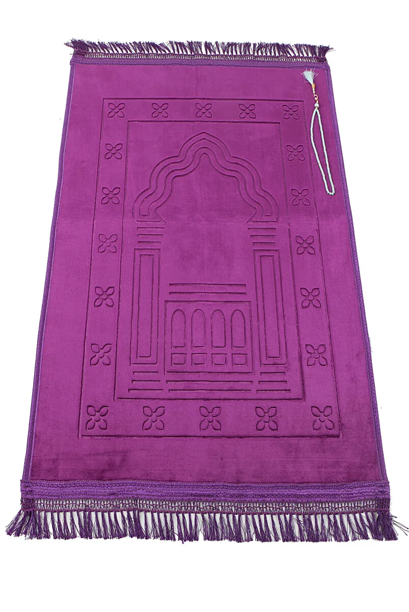 iqarn-deluxe-tapete-de-oracao-macio-lilas-80x120-cm-tecido-de-pelucia-oracao-kuran-yoga-exercicio