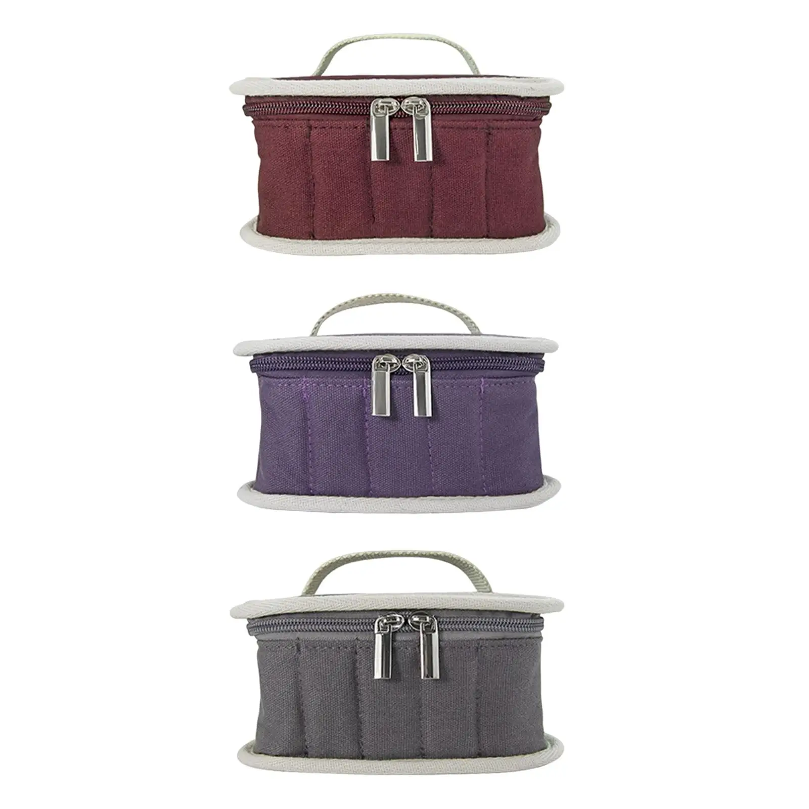 

Nail Polish Organizer Zipper Closure for Makeup Cosmetics Nail Varnish