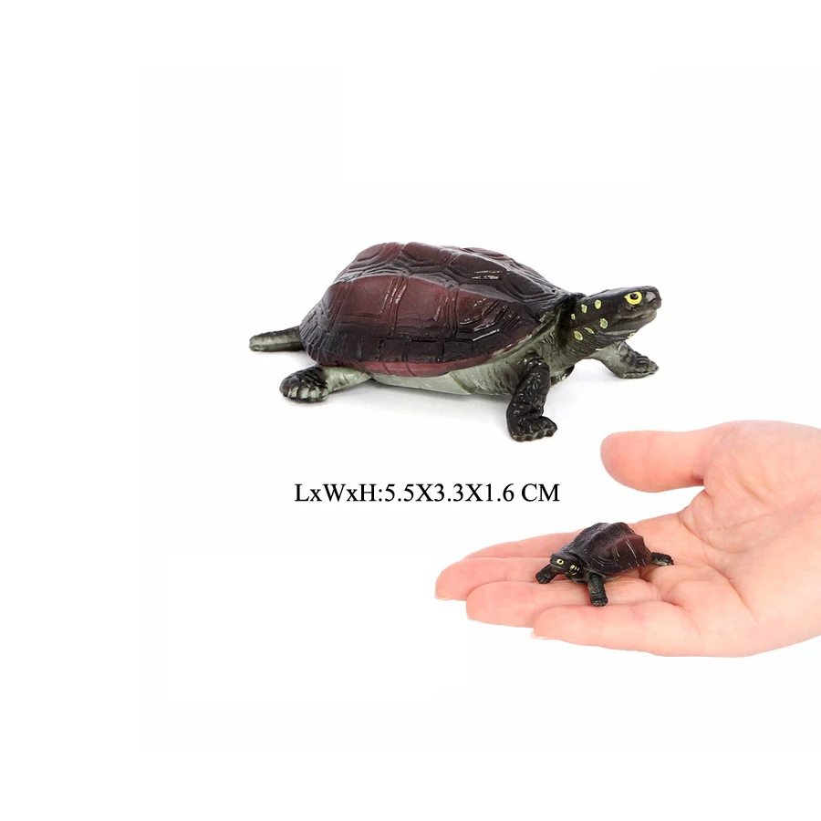 Realistic Miniature Sea Turtle Figurine