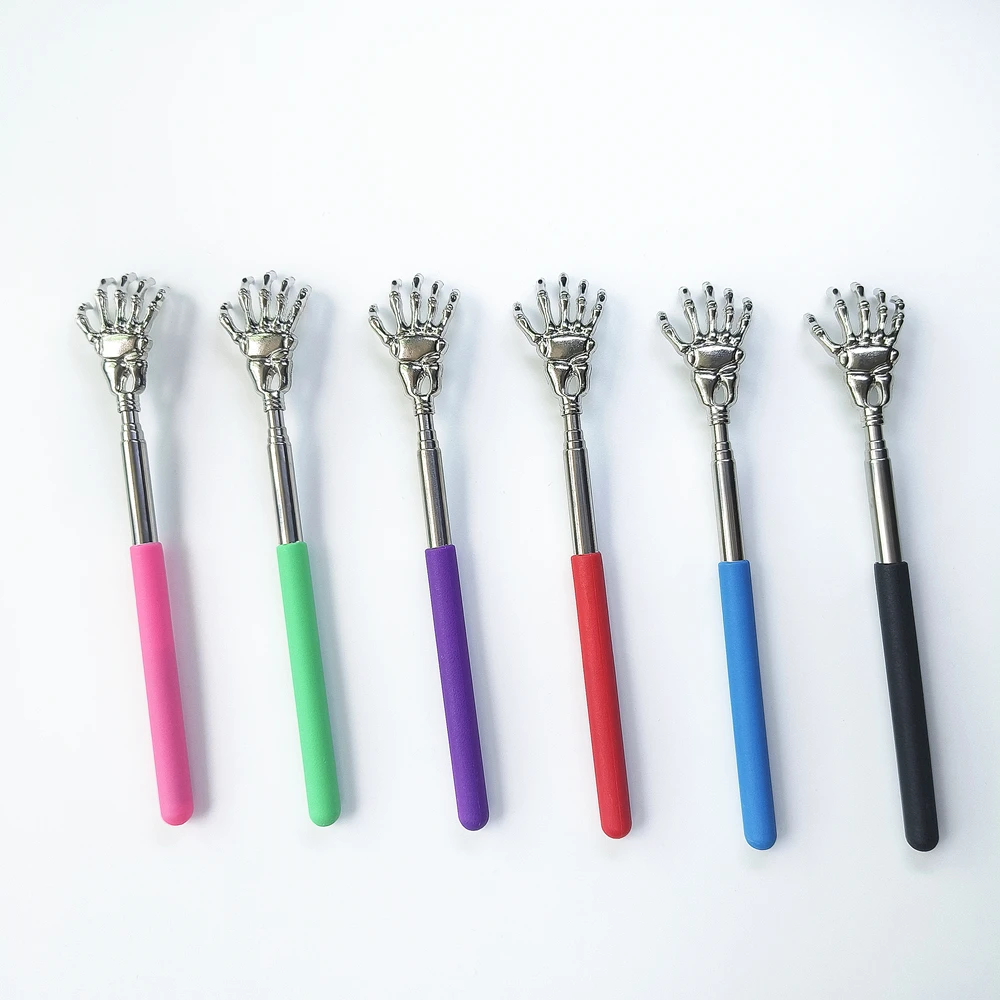 Stainless Steel Back Scratcher Telescopic Scratching Massager Extendable Itch Happy Health Products Hackle Handicrafts Pets