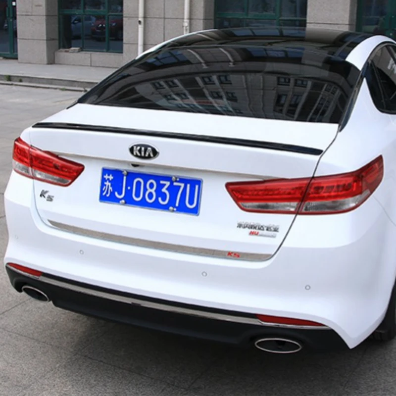 

Car Accessories ABS Plastic Material Rear Wing Unpainted Primer Color Rear Roof Wing Spoiler For Kia K5 Optima Spoiler 2016-2017