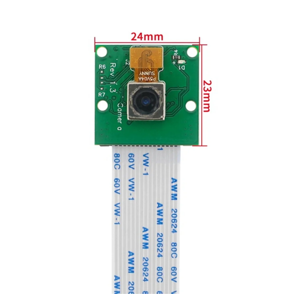 Raspberry Pi AF 카메라 인터페이스 카메라 모듈, RPi 4B 3B + 3B, 5MP OV5647, 자동 초점 65 ° 15 핀