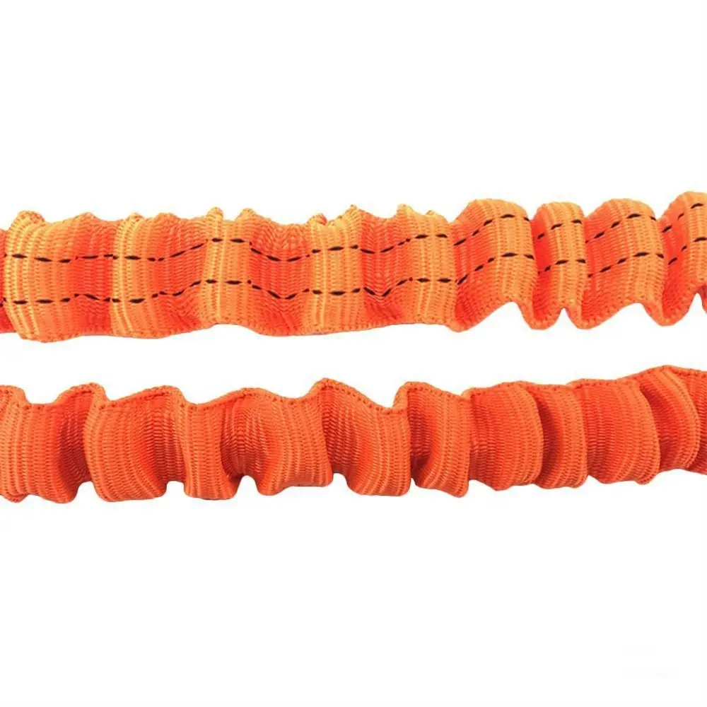 With Carabiner Hook Safety Bungee Tether Anti-Falling Climbing Working Tool Safety Rope Telescopic Nylon Tool Lanyard