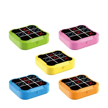 1 pcs Tic-Tac-Toe Board Games for Adults Children Montessori Puzzle Board Game Chess Set Portable Table Games Tic-Tac-Toe 1
