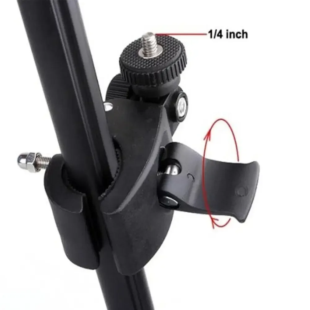 Black Plastic Metal Bike Camera Mount Holder Bracket