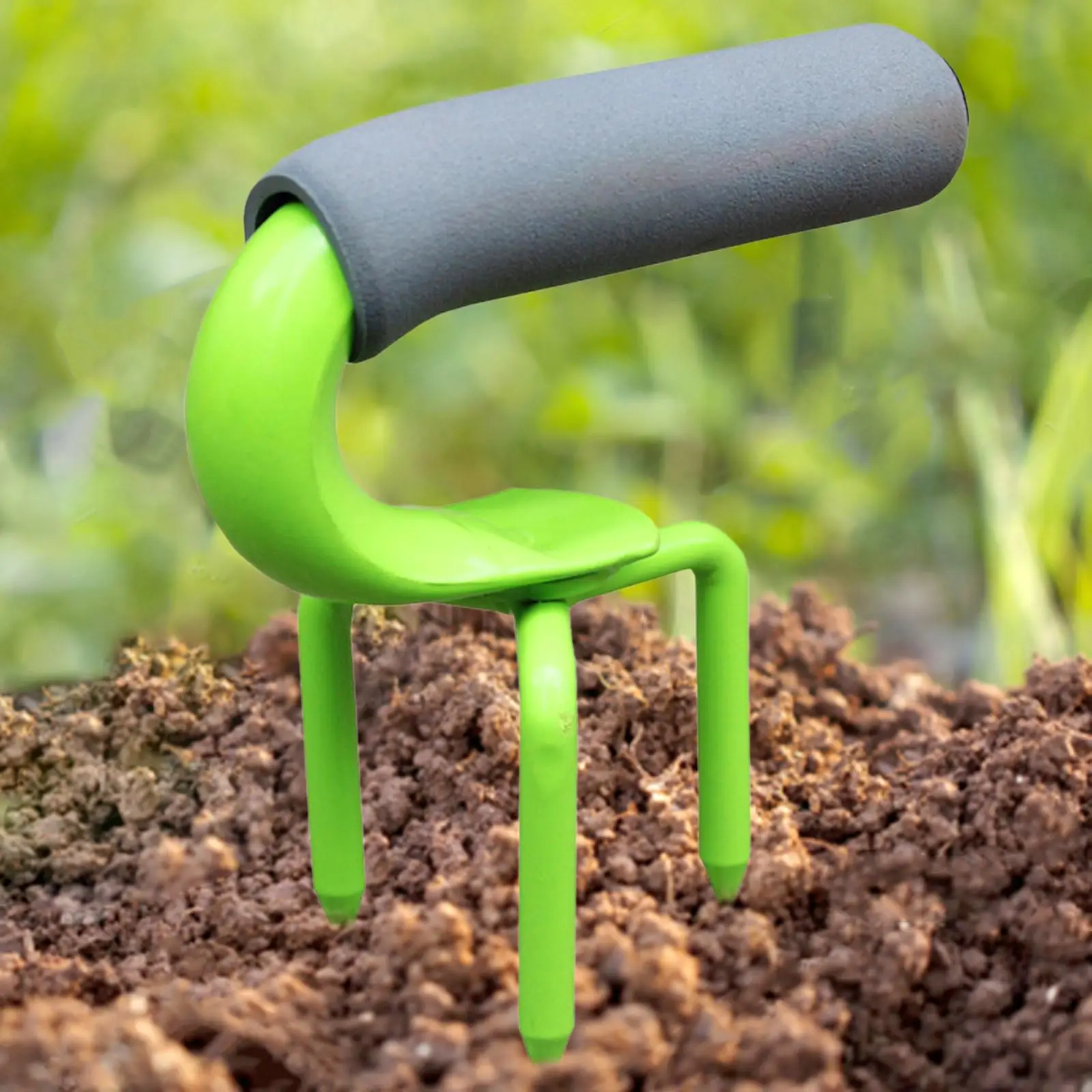Mini Gardening Claw Small Digging Tool Metal Agricultural Tool Gardening Hoe Manual Tiller Hand Rake for Lawns Soil Loosening