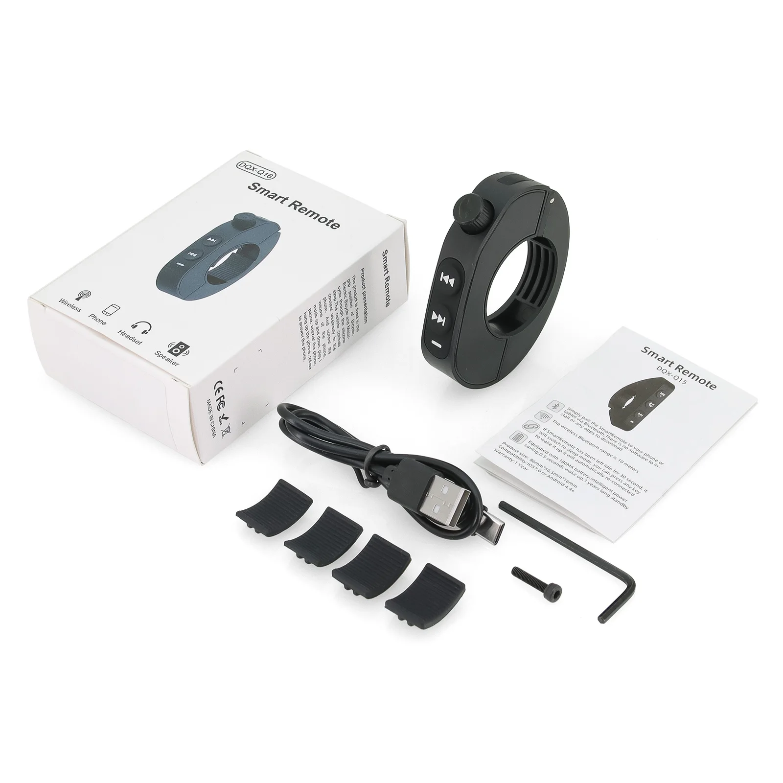 Smart Wireless Remote Control Bluetooth-compatible Steering Wheel Media Controll