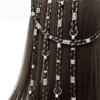 80pcs  Hair Braiding Metal Cuffs DIY Hollow Out Hair Ring Dreadlocks Beads Hair Braid Rings Clip Dread Decoration/Accessories - Image 5