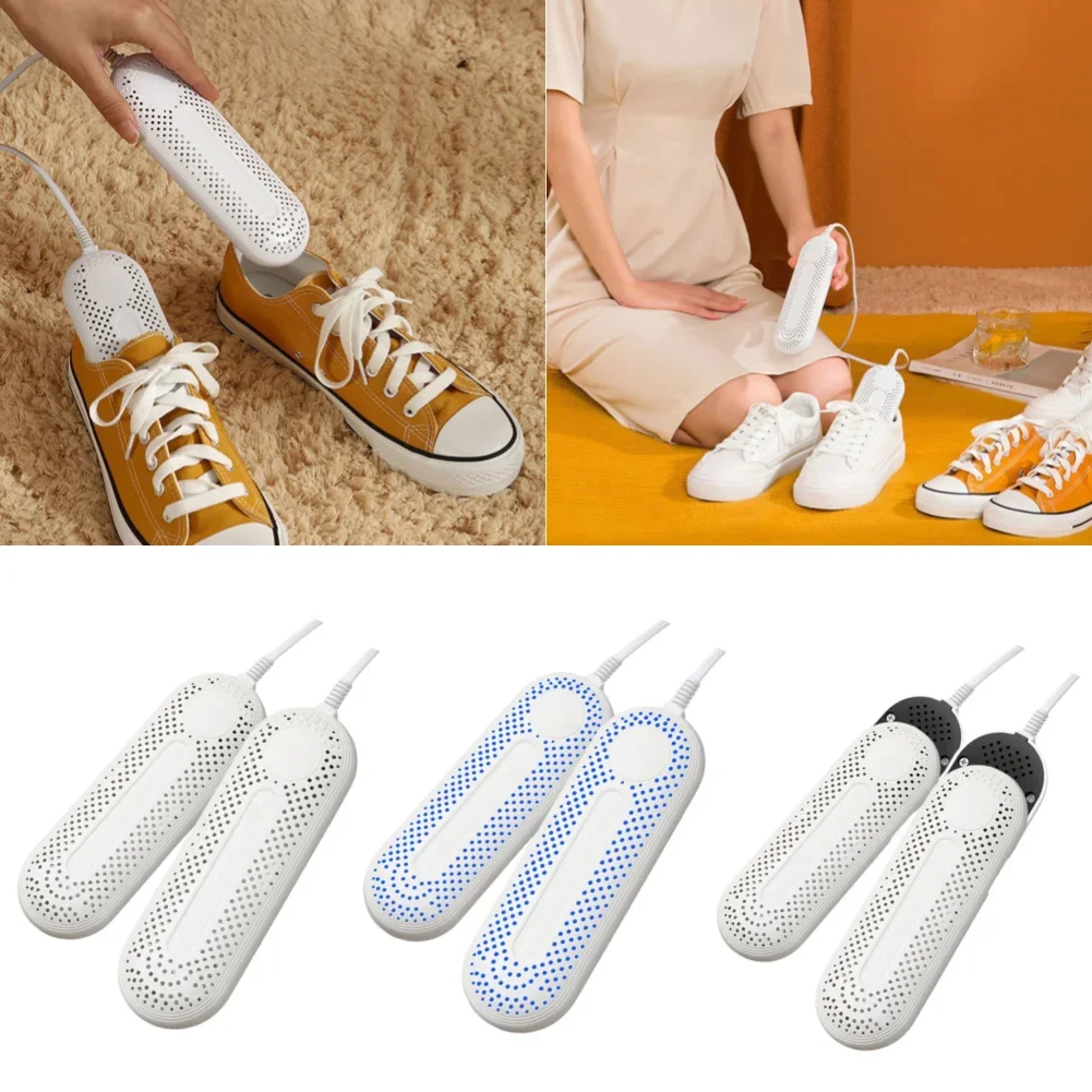 รองเท้าเครื่องเป่าสมาร์ทแห้งเครื่องลดความชื้นแบบพกพาไฟฟ้ารองเท้าเครื่องอบแห้ง Timing/Telescopic/สีม่วงสําหรับรองเท้าถุงเท้า 1