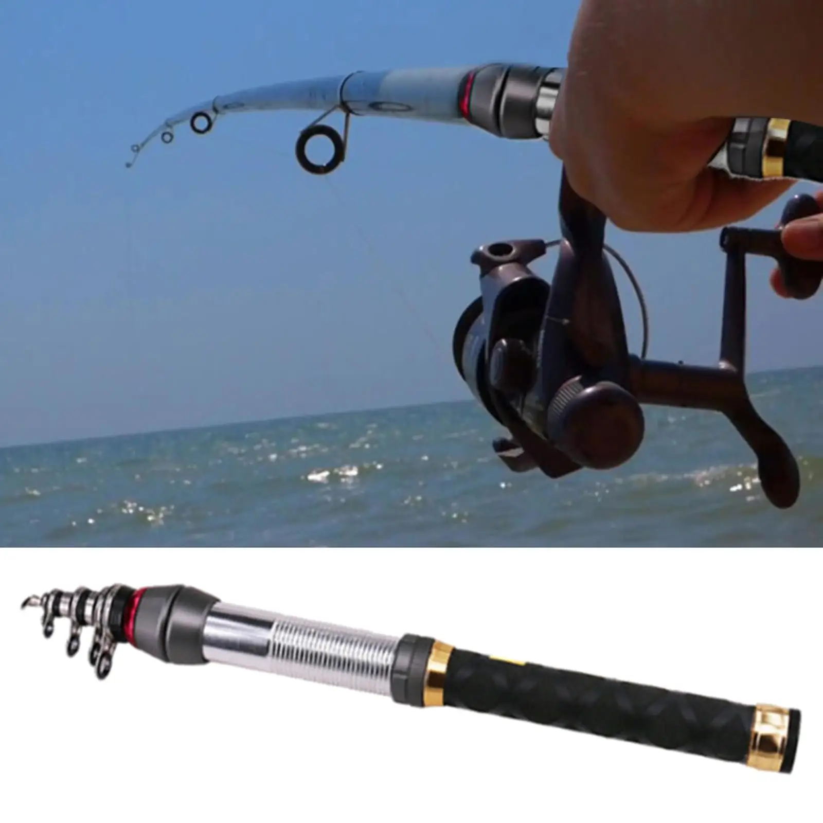 Telescopic Fishing Rod Only No Reel Fishing Pole for Bass Trout Fishing -  AliExpress