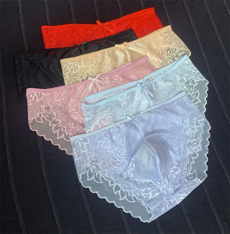 Nuova biancheria intima da uomo per adulti 18+, lingerie sexy in pizzo, slip da uomo con ampio scomparto, tanga giapponese senza cuciture con fiocco, calzoncillos hombre. - immagine 2