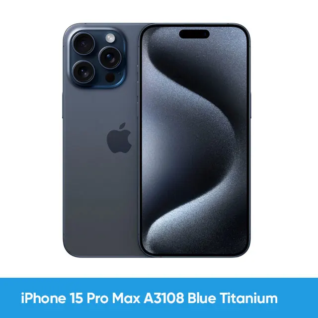Apple iPhone 15 Pro Max - Blue Titanium - 5G smartphone - 256 GB - Wi-Fi +  Cellular - 2023