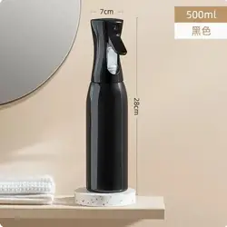 High Pressure Fine Mist Refillable Spray Bottle for Hair, Makeup, and Hydration (D 500ml)