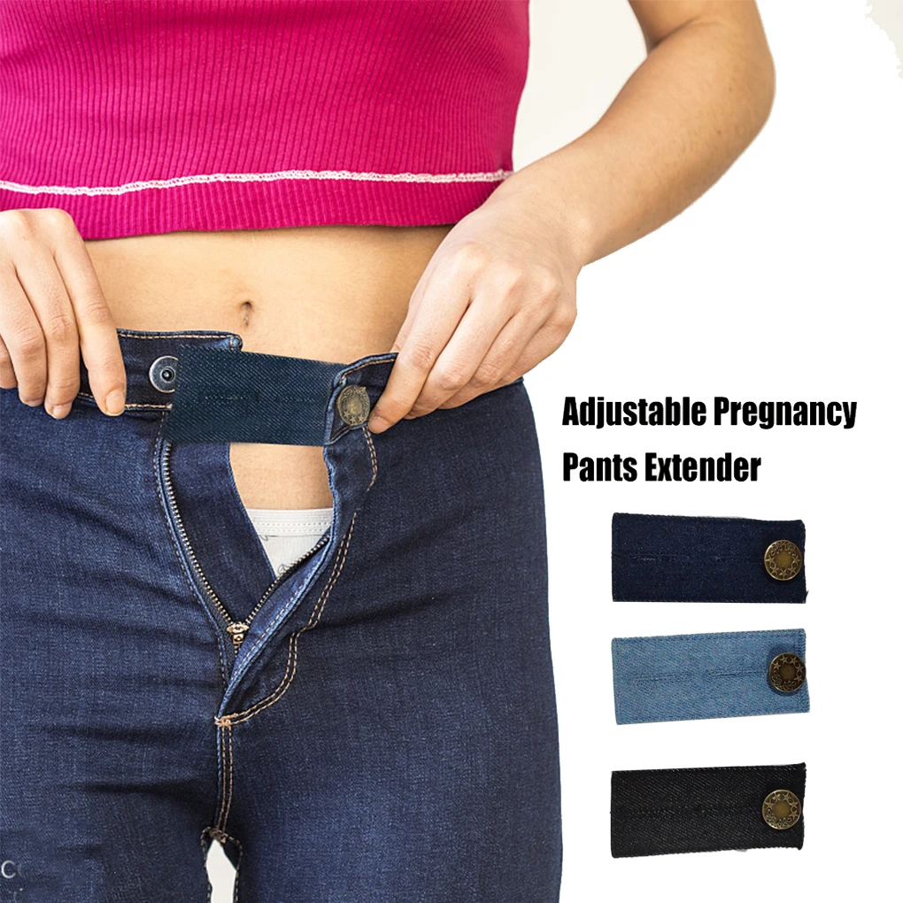 2 Colors (2 Pieces). Adjustable Elastic Waist Extender Maternity Pants  Extender Maternity Belt Extender Maternity Pants Extender Maternity Pants  Exten