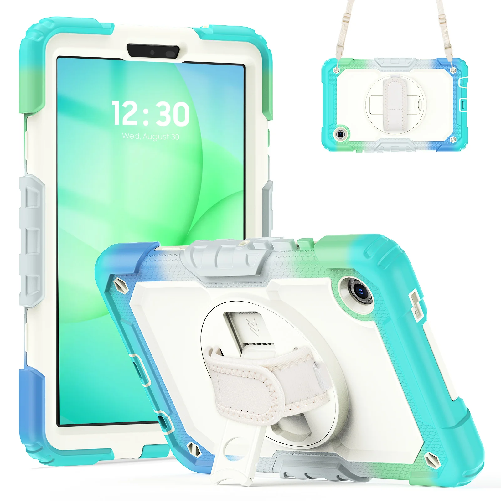 Heavy Duty 360 Rotatable Stand Armor Case with Screen Protector