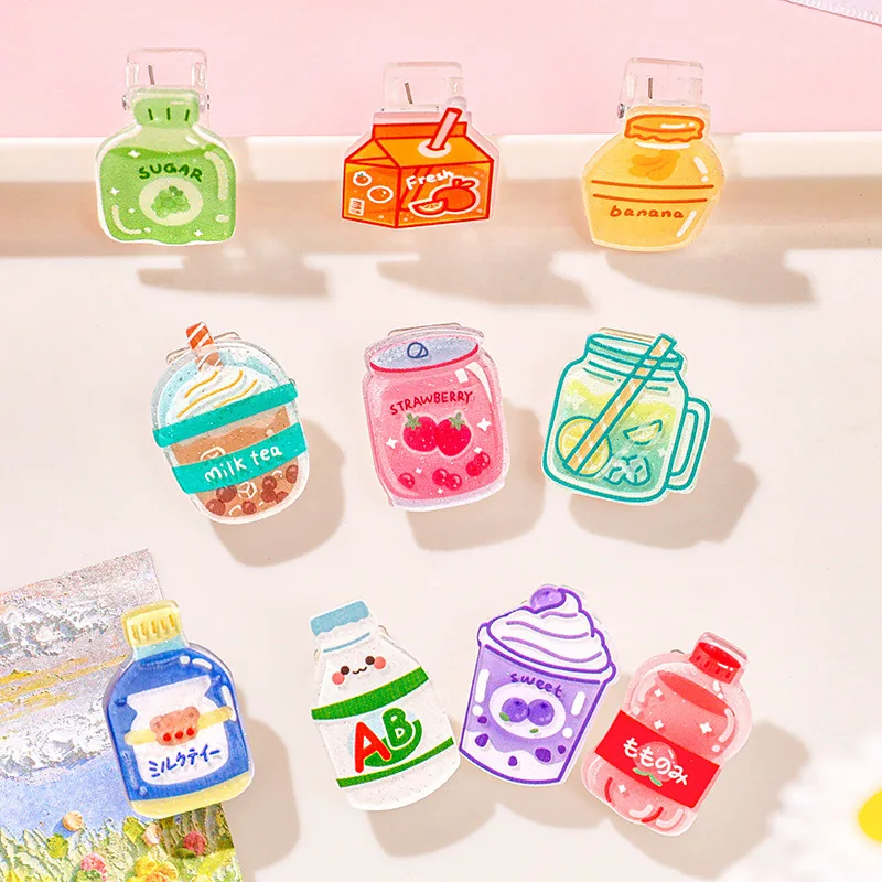 Cartoon Drinks Clip 1 Piece For Office School