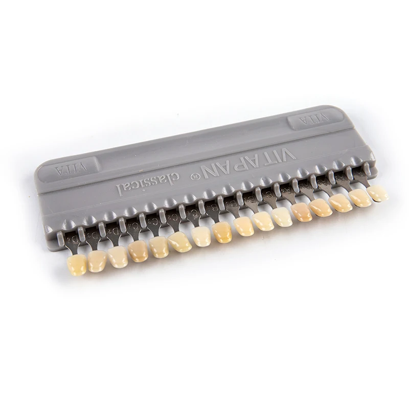 1PC Tooth Whitening Guide Dental Vita 16Colors Tooth Model Colorimetric Plate teeth whitening strips