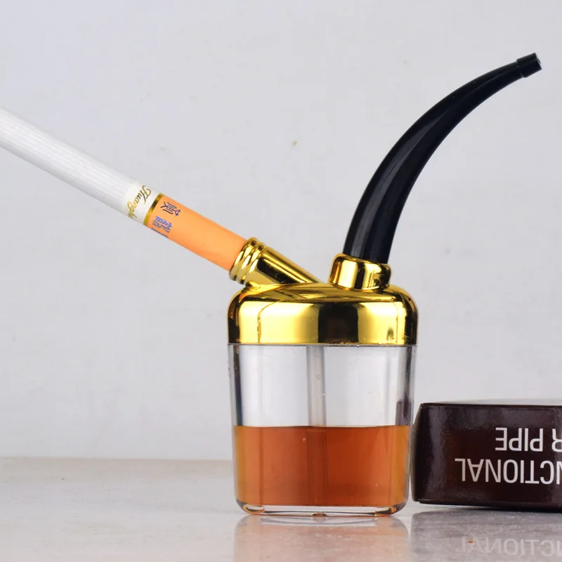 Multifunction Portable Pipe Water Filter Pocket Size Hookah Shisha Holder Mini Cigarette Tobacco Smoking Pipe Smoke Accessories