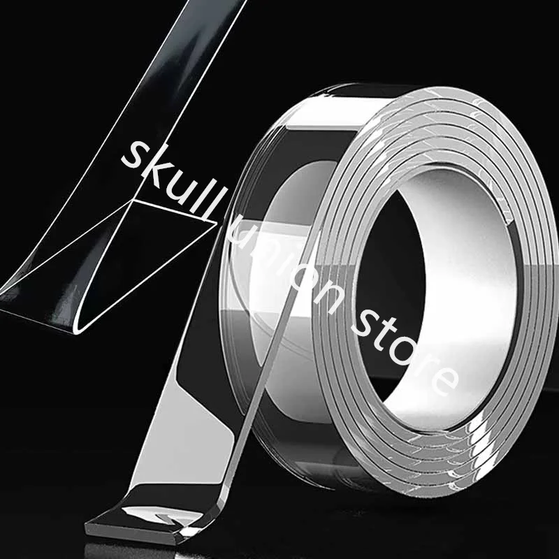 2mm thick Nano Tape Double Sided Non-Marking Transparent Reusable Car Emblem Decoration Fixing Home Office Car Double Sided Tape double sided tape car double sided tape