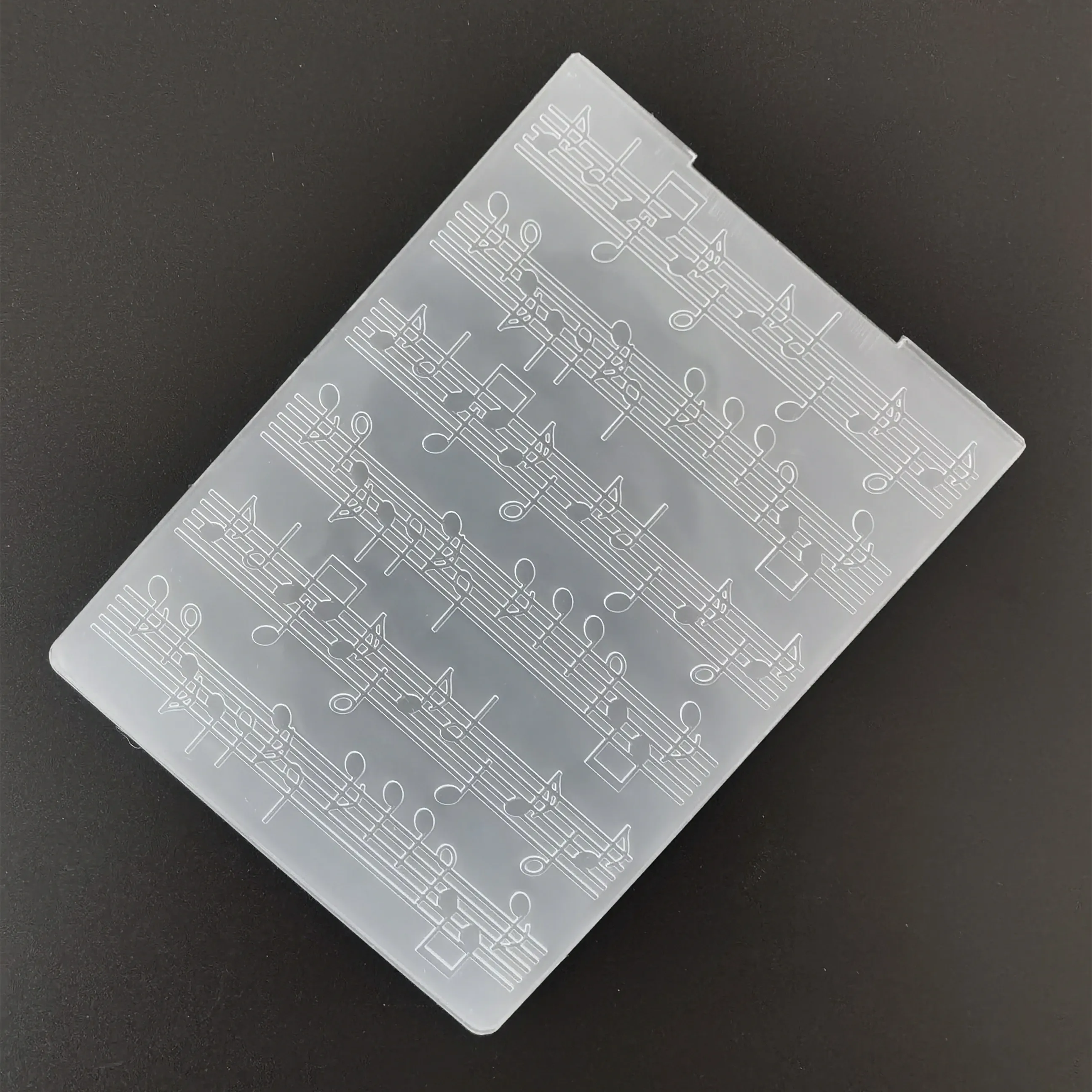 Music Note Drawing stencil Embossing Folder for Card Making DIY Plastic Scrapbooking Photo Album Card