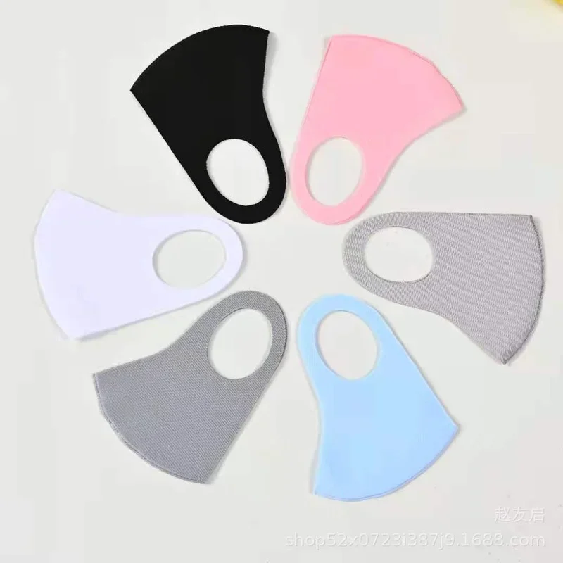 Solid Color Cotton Mask Reusable Washable Breathable Masks for Adults Outdoor Windproof Dustproof Mascarilla Reutilizable Masque