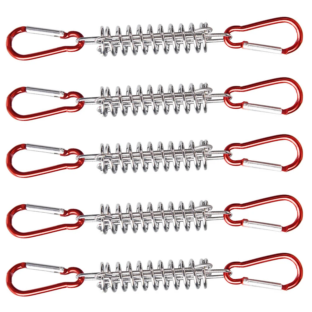 

Rope Buckle Tent Tensioner Windproof Camping Hook Pegs Fixed Sprung