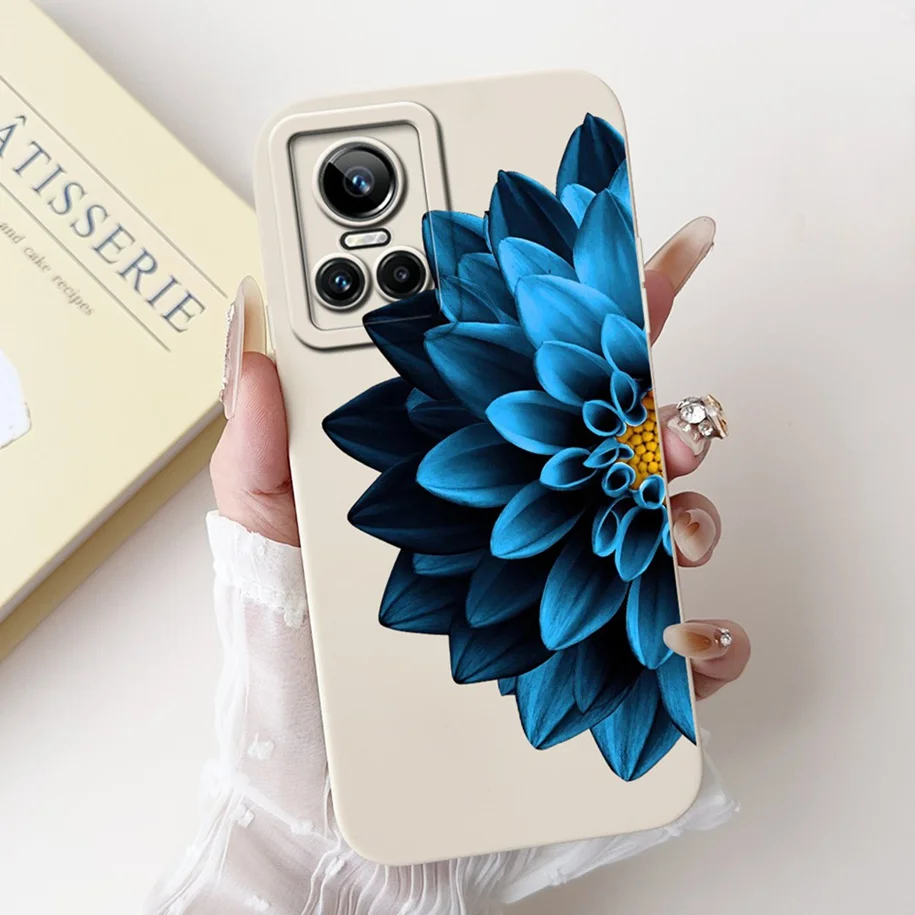 Floral Shockproof Silicone Matte Phone Case – Stylish & Protective TPU Cover