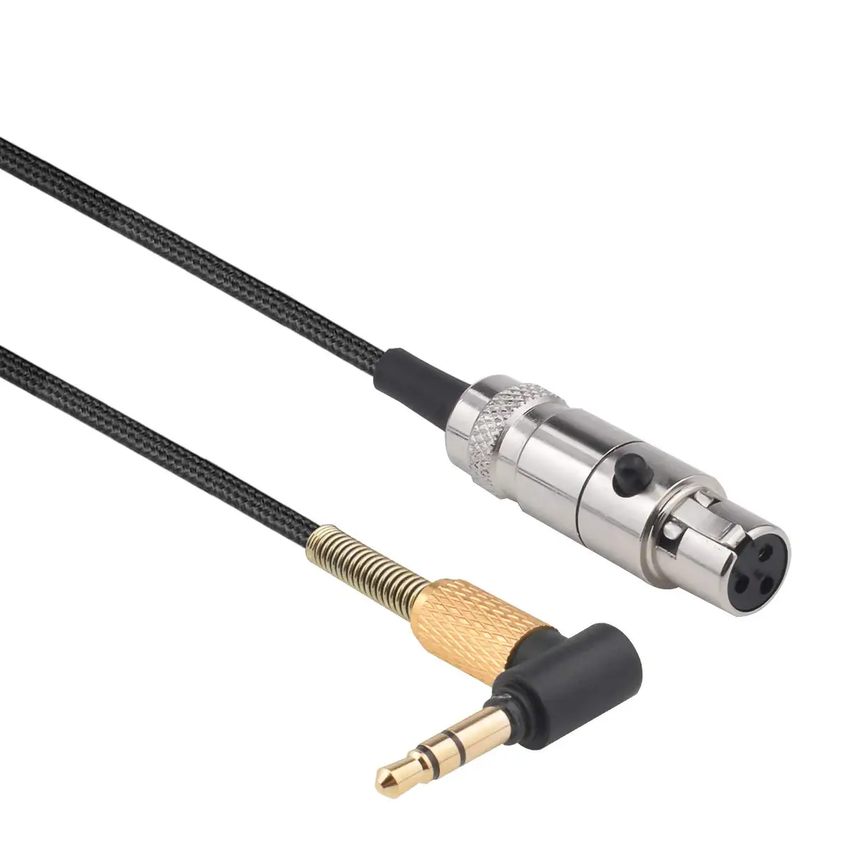 Ofc Nylon Intrecciato Sostituzione Mini Xlr 3 Pin Cavo Di Prolunga Femmina Per Beyerdynamic Dt 700 900 1990 1770 Pro X Cuffie