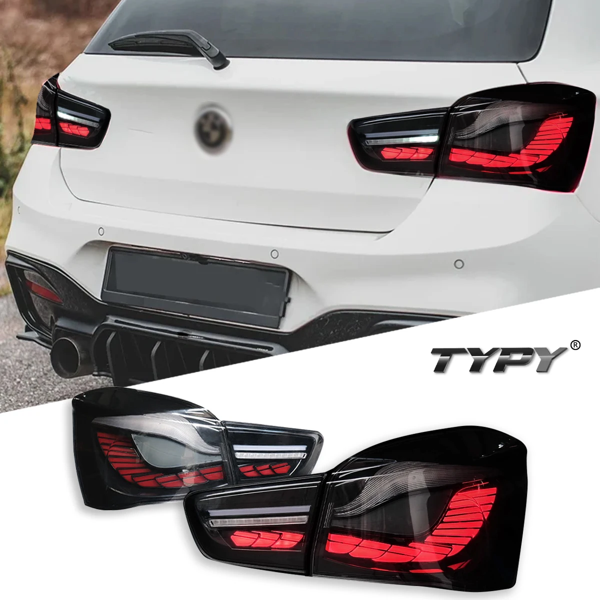 BMW 1シリーズ F20/F21 モデルのLEDテールライト BMW 2個セット LEDテールライト F20 F21 114I 118I 125I M135I